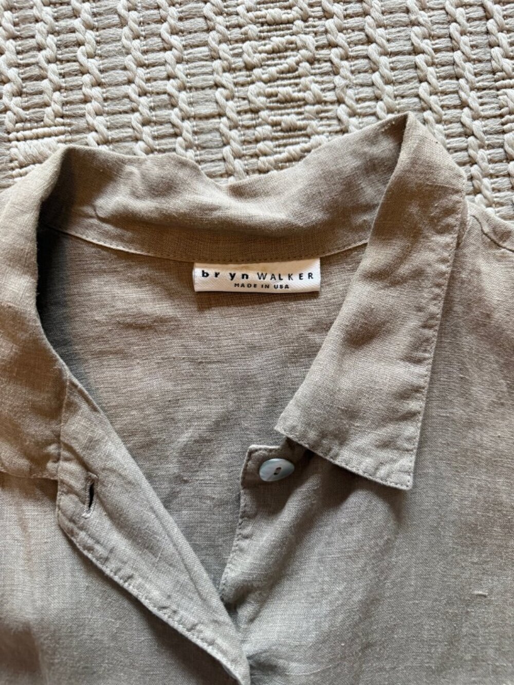 Bryn Walker Linen Button Down - Picture 3 of 5
